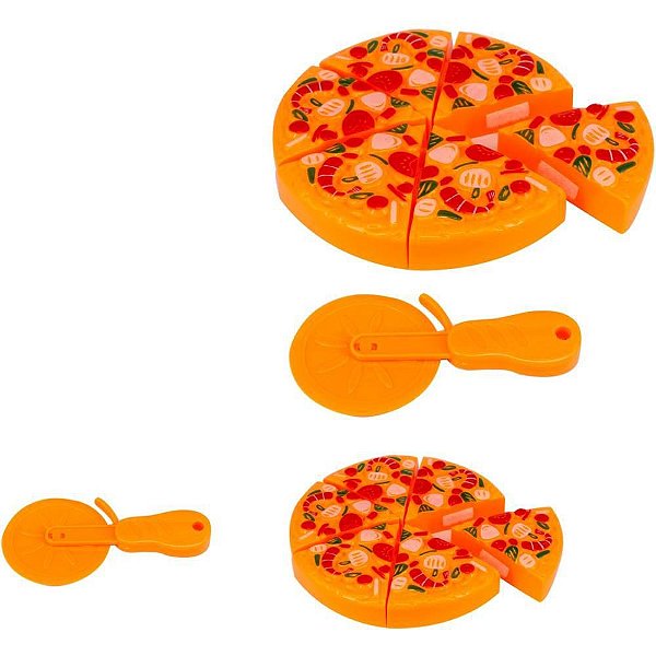 Brincando de Casinha Pizza CREC CREC 7 PCS