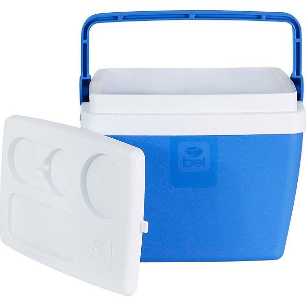 Caixa Térmica 12L C/ALCA e Suporte Azul