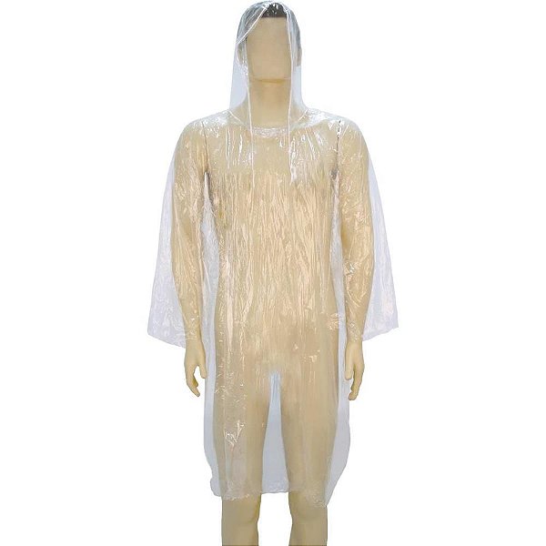 Capa de Chuva Funcional em PVC com Touca