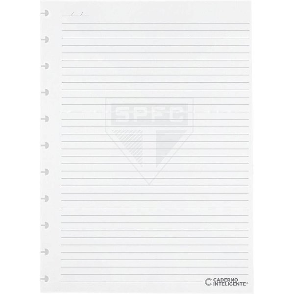 Caderno Inteligente Refil Grande São Paulo Pautado 90G 50 Folhas