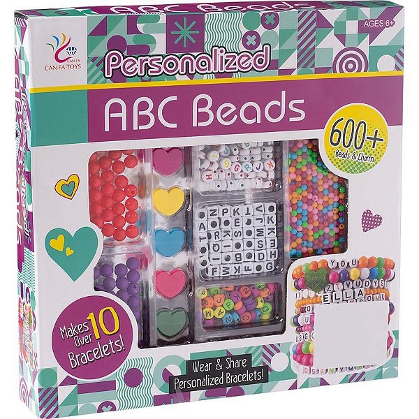 Brinquedo para Menina KIT Micangas Letras ABC