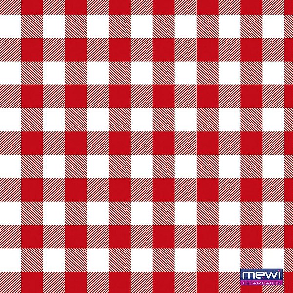 TNT Estampado Xadrez Vermelho 1,40M X 25M 40G
