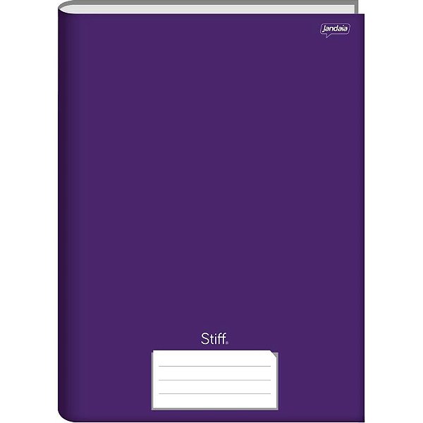 Caderno Brochurão Capa Dura STIFF 96 Folhas Universitário Lilás - Pacote com 5