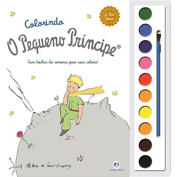 Livro Aquarela o Pequeno Principe 28X27CM 16P
