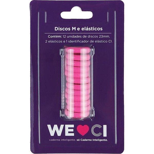 Caderno Inteligente Discos Médio 23MM com Elástico