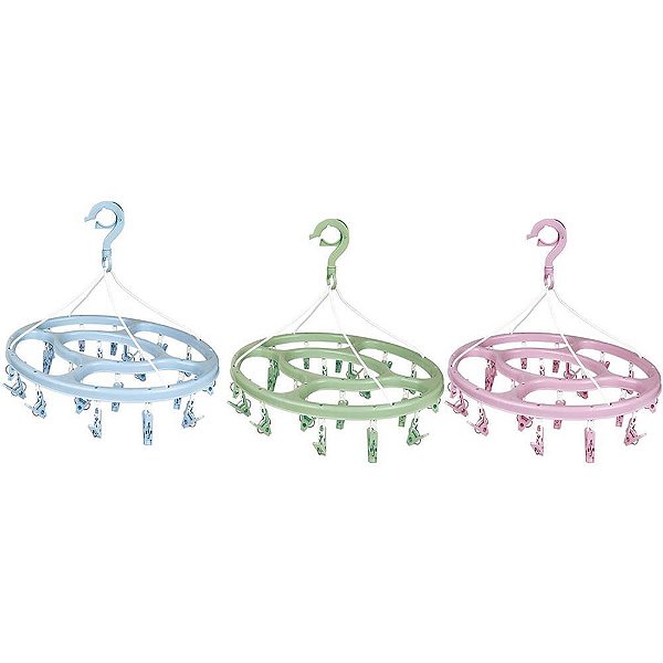 Varal Mini OVAL 24 Prendedores
