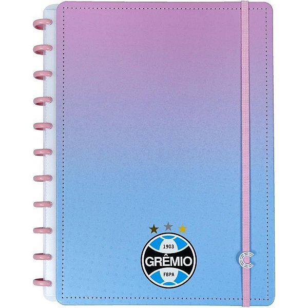Caderno Inteligente Grande Grêmio Imortal Rosa