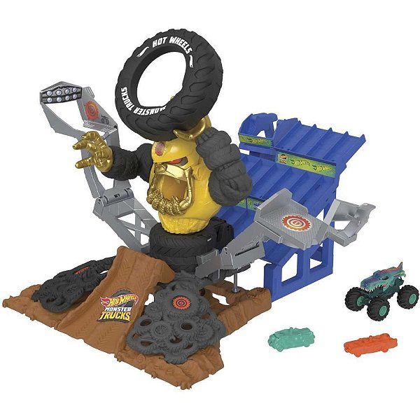 Hot Wheels Pista Monster TRUCK Arena Demolição Gorzilla DEST