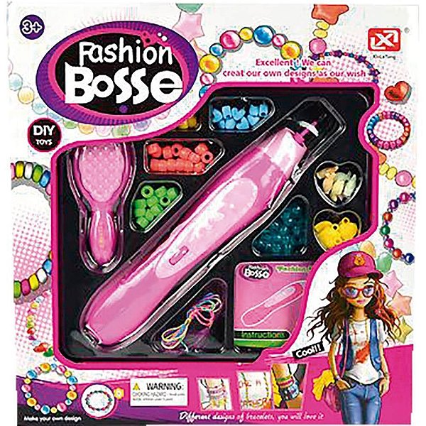 Brinquedo para Menina KIT Miçanga FAZ Tranca Especia