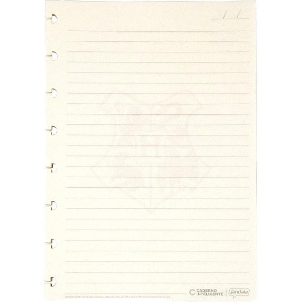 Caderno Inteligente Refil A5 HARRY Potter Pautad 90G.50 Folhas