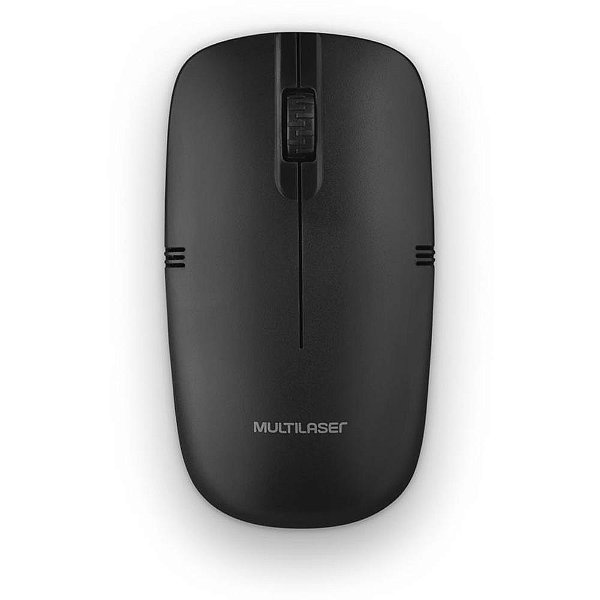 Mouse óptico sem Fio Preto 2.4GHZ USB 1200DPI