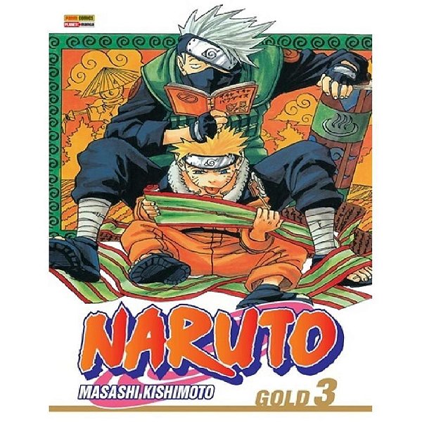 Livro Mangá Naruto GOLD Edition N.03