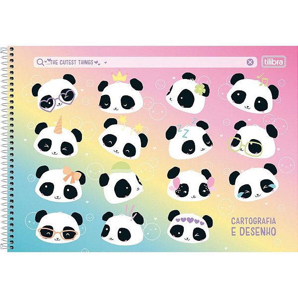 Caderno Desenho UNIV Capa Dura Lovely Friend 80FLS.