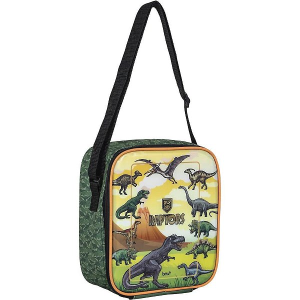 Lancheira Térmica Raptor LARANJA/VERDE