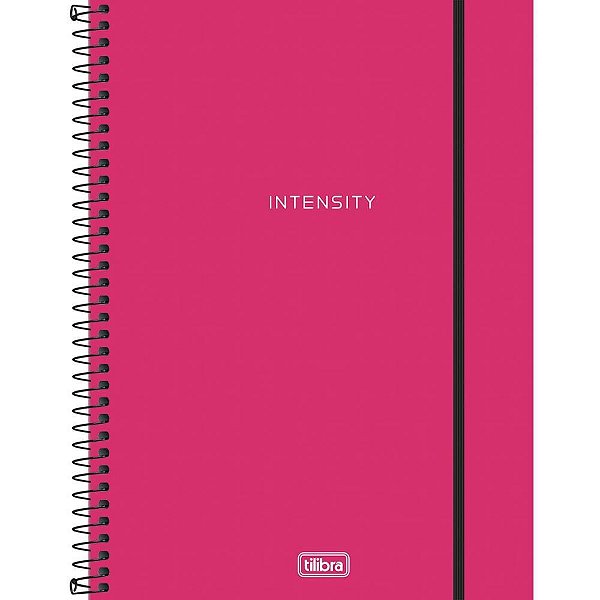 Caderno 01X1 Capa Dura Neon 80FLS PINK PP