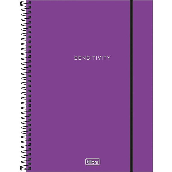 Caderno 01X1 Capa Dura Neon 80 Folhas – Roxo