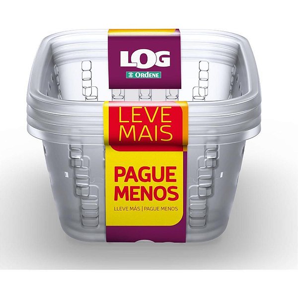 Cesta Organizadora 1,4L P LEVE4 PAGUE3 Cristal