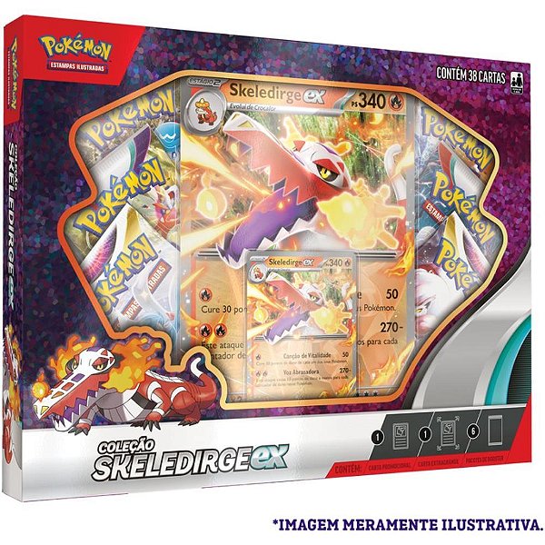 Jogo de Cartas Pokemon BOX Parceiros Paldea