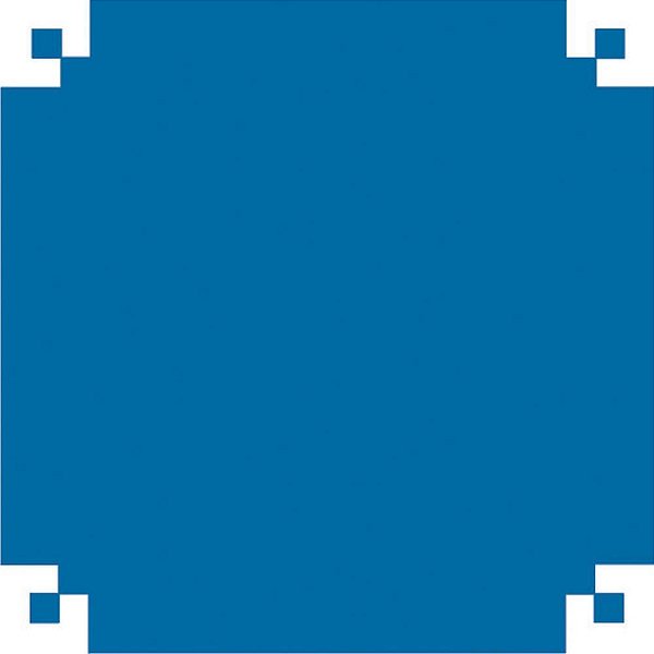 Papel Celofane 80X80CM Liso Azul Celeste - Pacote com 50