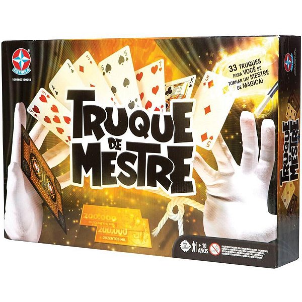 Jogo Diverso Truque de Mestre - KIT de Mágica