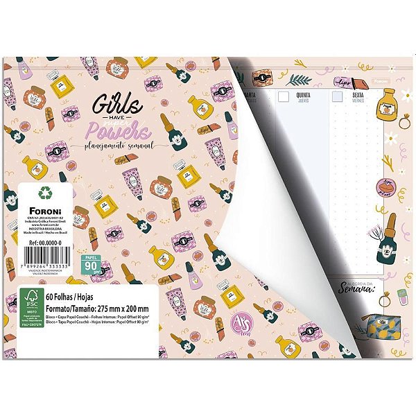 Agenda Planner Permanente APS Teen Planej. 60FLS PCT.C/05