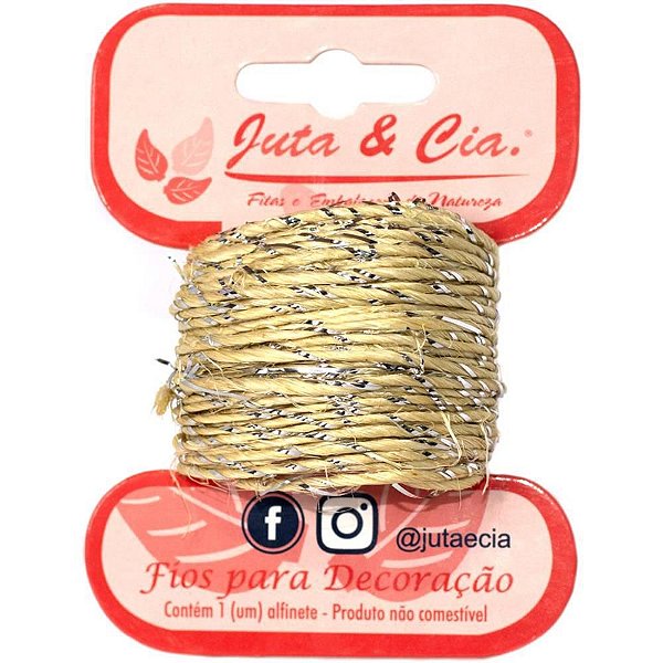 Sisal Simples 10M. CRU/PRATA