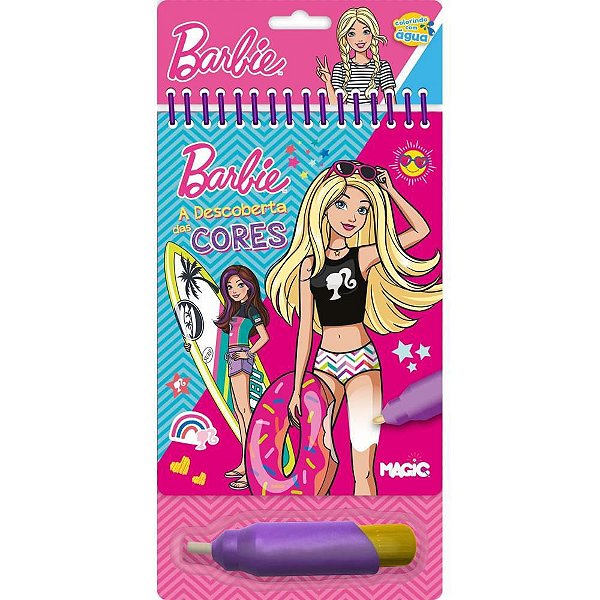 Livro Aquabook Barbie 24X14CM 10PAGS.