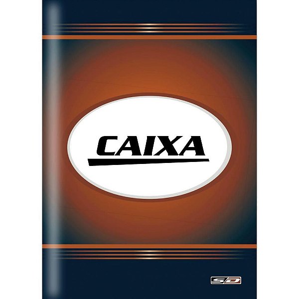Livro Caixa 1/4 100 Folhas - Pacote com 5 Unidades