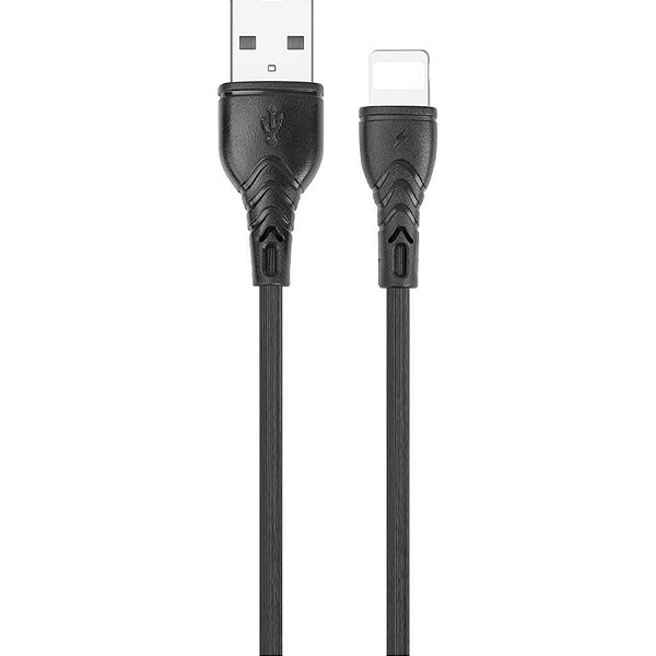 Cabo USB Letron Lightning 2.4A 1M Preto