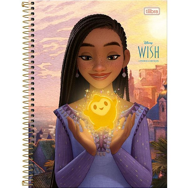 Caderno 01X1 Capa Dura WISH 80FLS. PCT.C/04