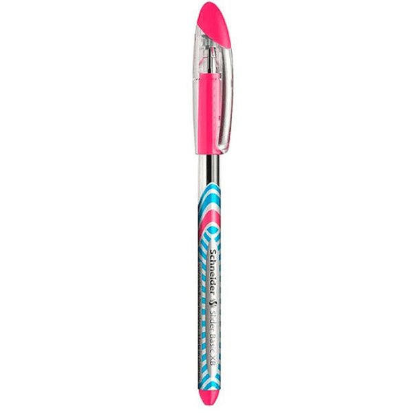 Caneta Esferográfica Slider XB Rosa – Caixa com 10 Unidades