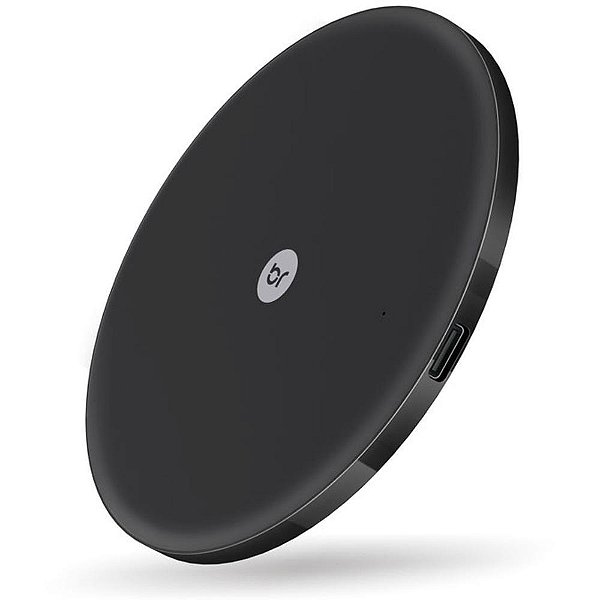 Carregador Portátil Indução sem Fio Preto