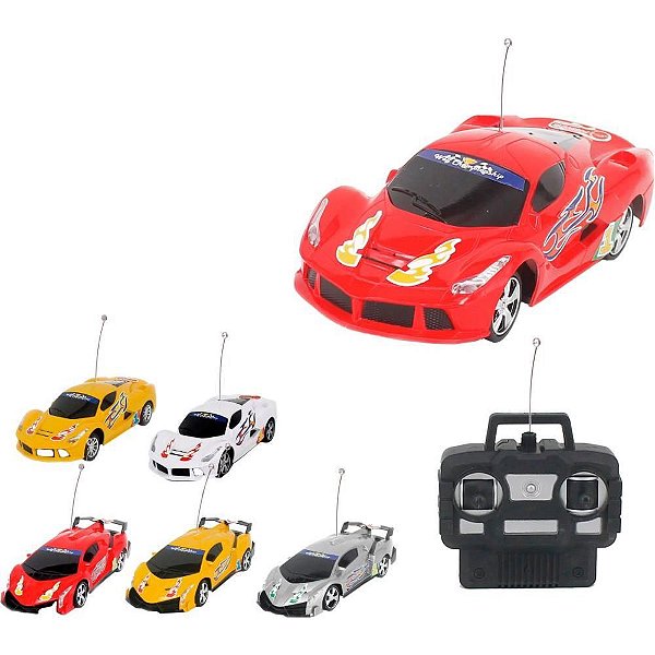 Carrinho Controle Remoto PRO Turbo 7 Funções C/LUZ Sortido