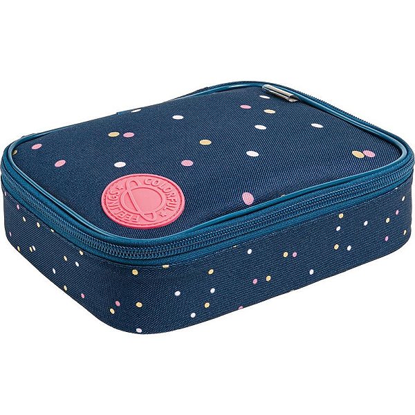 Estojo Tecido Academie BOX Grande DOTS