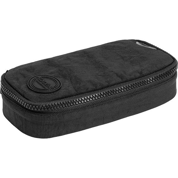 Estojo Tecido Académie Mini BOX Preto com Divisória e Zíper