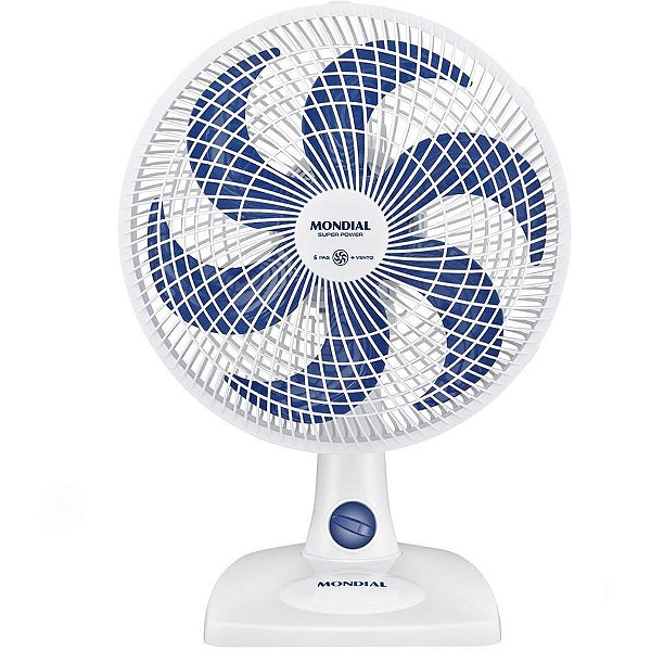 Ventilador de Mesa Super Power 220V 30CM Branco