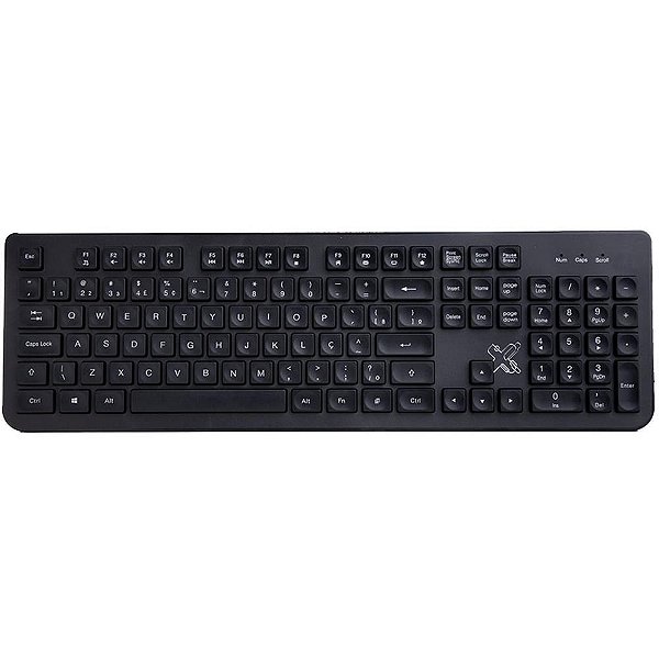 Teclado USB Multimídia Concept PRO Preto