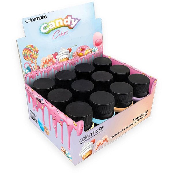 Pintura Facial Líquida 35ML CANDY Sortido DP C/12