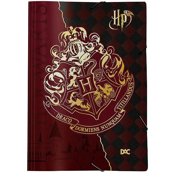 Pasta Plástica com ABA HARRY Potter Oficio PCT.C/10