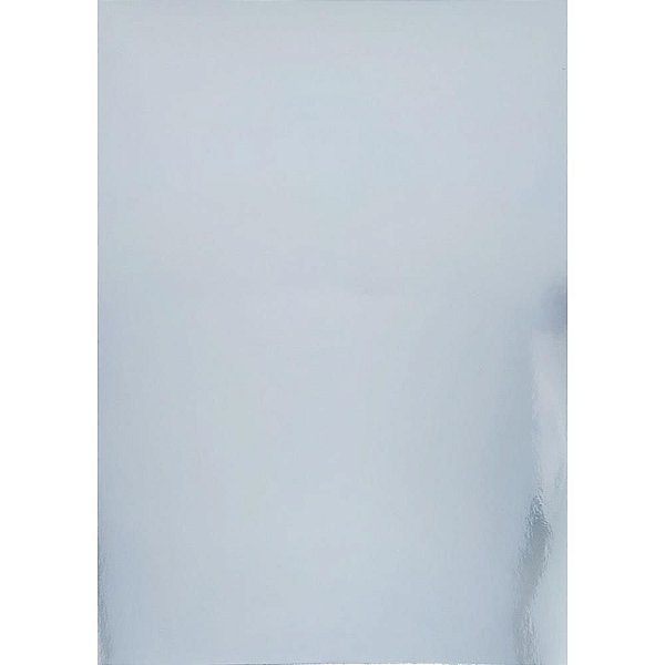 Papel Laminado Prata A4 250G. PCT.C/10