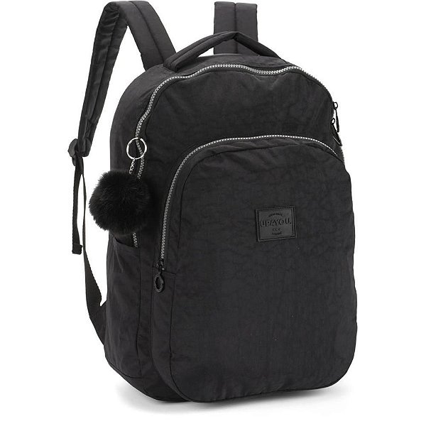 Mochila UP4YOU Crinkle G Preta
