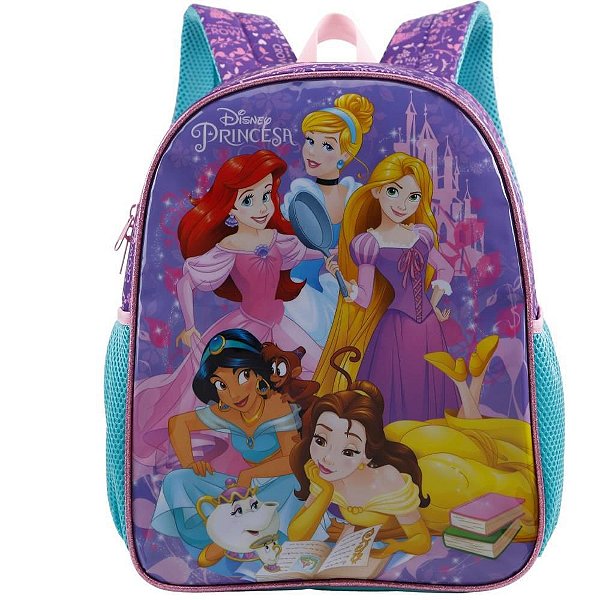 Mochila Infantil Princesas Pequena (7899768847834)