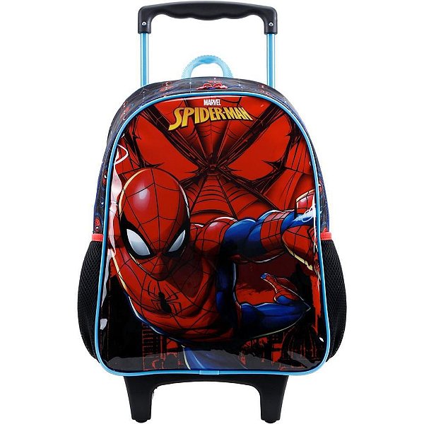 Mochila Infantil com Rodinha SPIDER-MAN X2