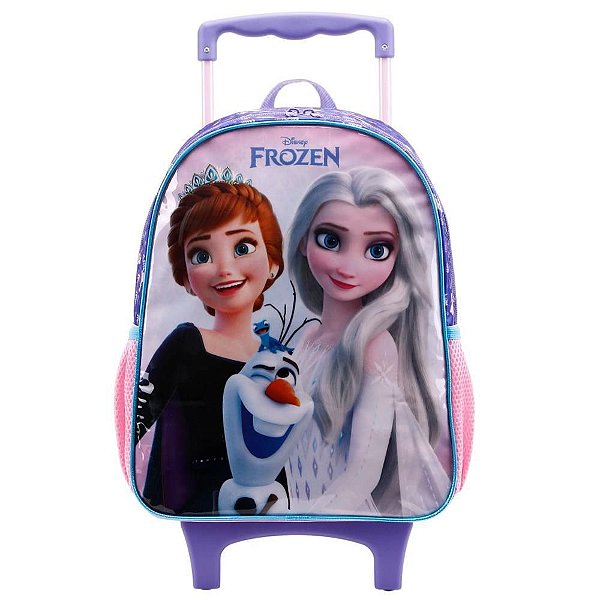 Mochila Infantil com Rodinha Frozen X Tamanho 16