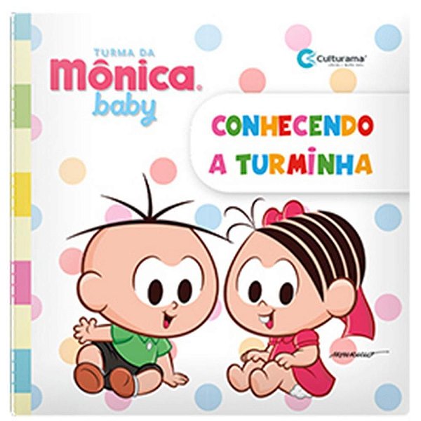 Livro Infantil Ilustrado Li.pano Turma da Monica BABY