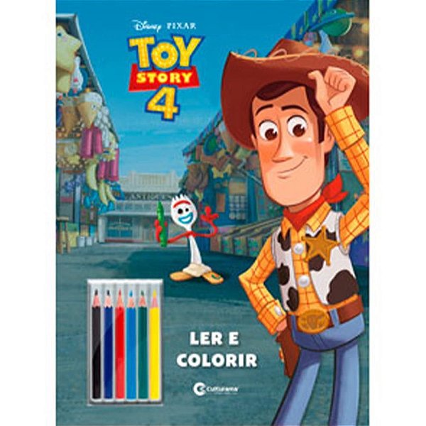 Livro Infantil Colorir TOY STORY C/LÁPIS
