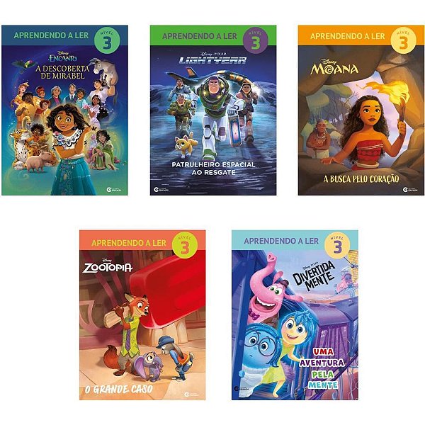 Livro Ensino Disney Aprendendo a LER NIVEL3 PCT.C/05