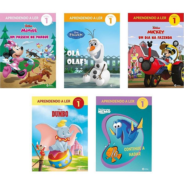 Livro Ensino Disney Aprendendo a LER NIVEL1 PCT.C/05