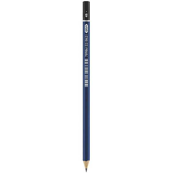 Lápis Preto Técnico 4B BRW - Caixa com 12