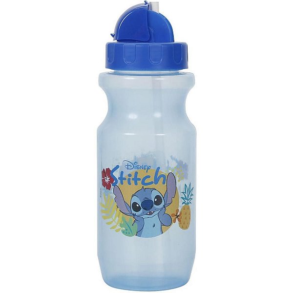Garrafa Plástica STITCH Retrátil 580ML